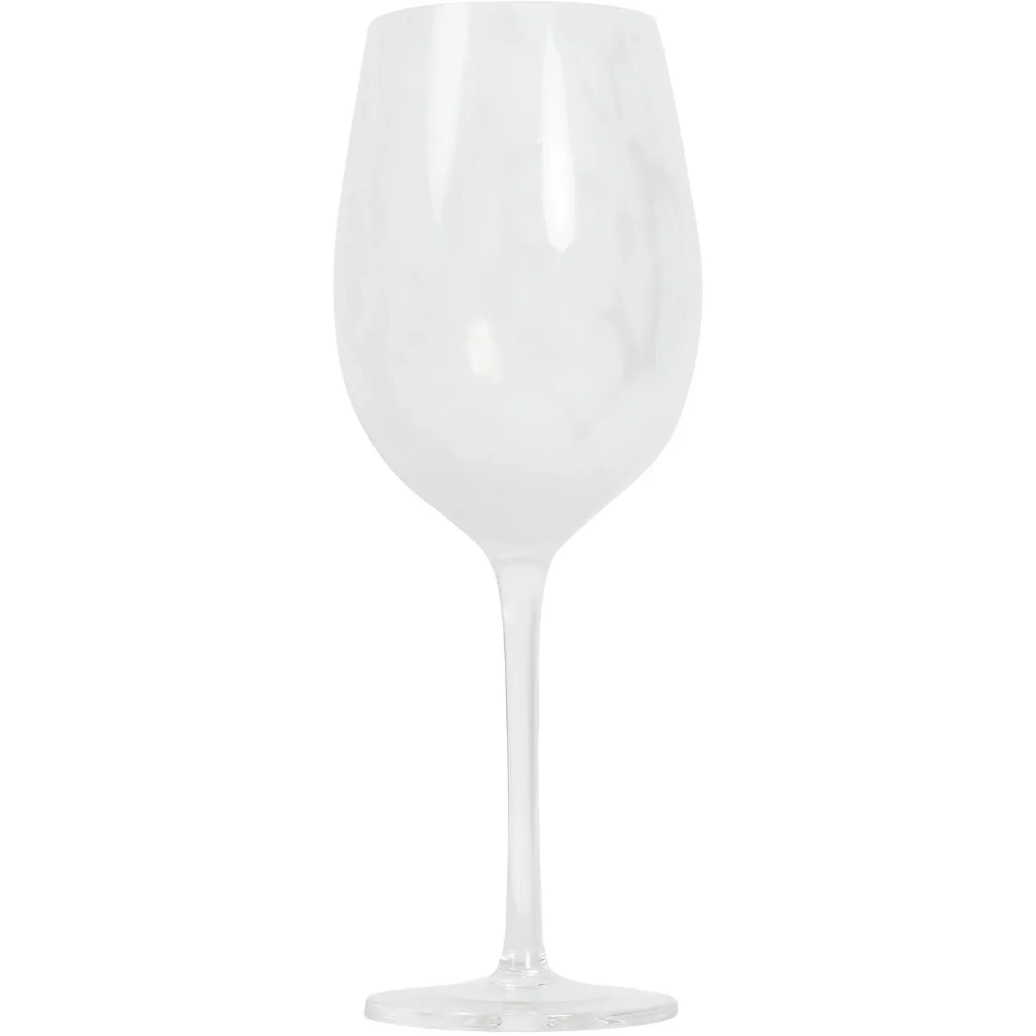 Confetti Wine Glass - White