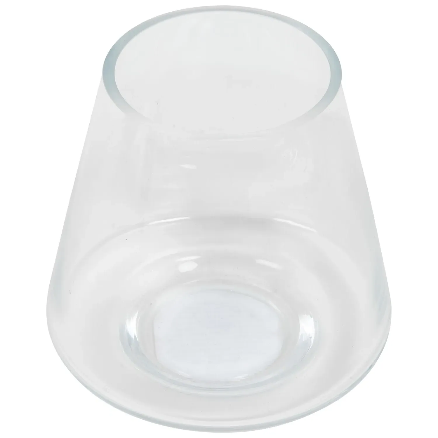 Conical Glass Hurricane - Clear