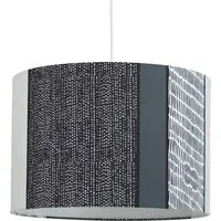 Contrast Round Lamp Shade - Grey