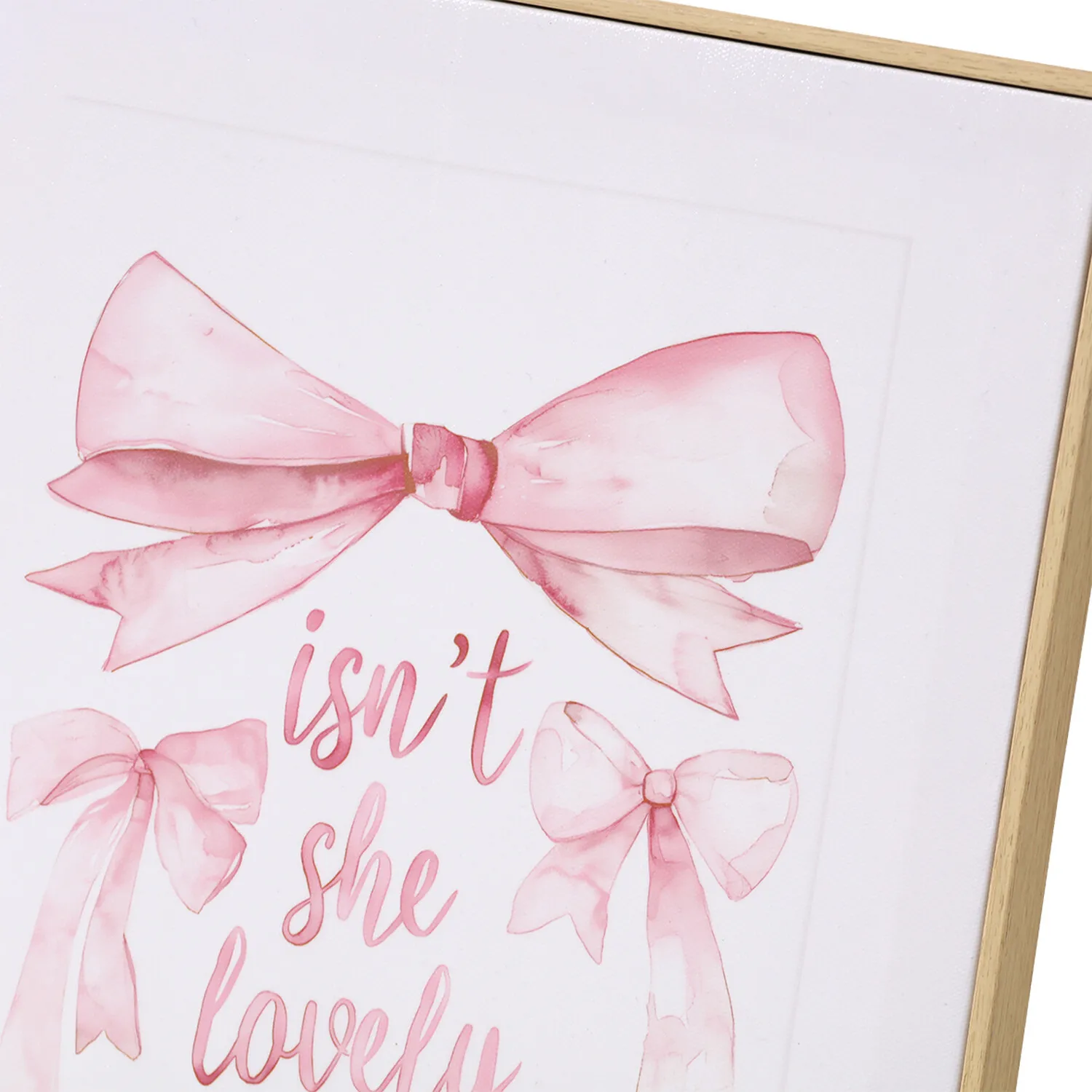 Coquette Set of 3 Framed Art - Pink