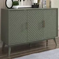 Cora 3 Door Sideboard - Green