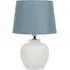 Cordelia Chevron Table Lamp - White, Ceramic
