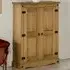 Corona 2 Door Cupboard - Brown, Pine