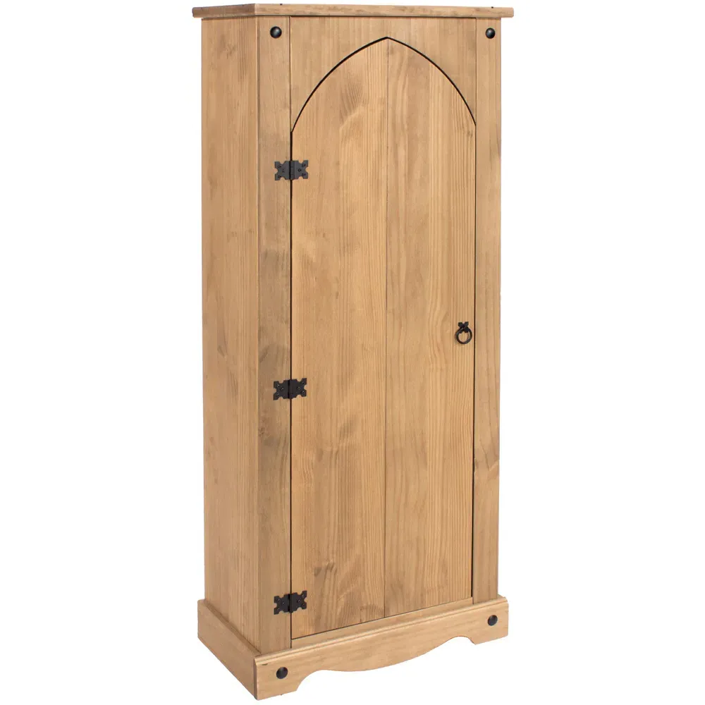 Corona Vestry Cupboard - Brown, Pine