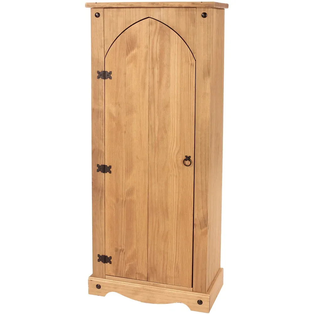 Corona Vestry Cupboard - Brown, Pine