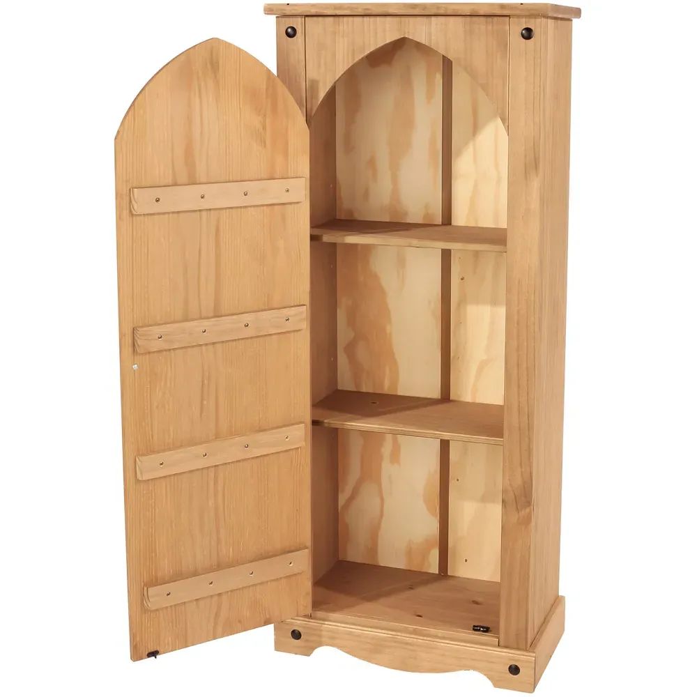 Corona Vestry Cupboard - Brown, Pine