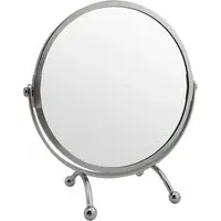 Cosmetic Table Mirror - Silver