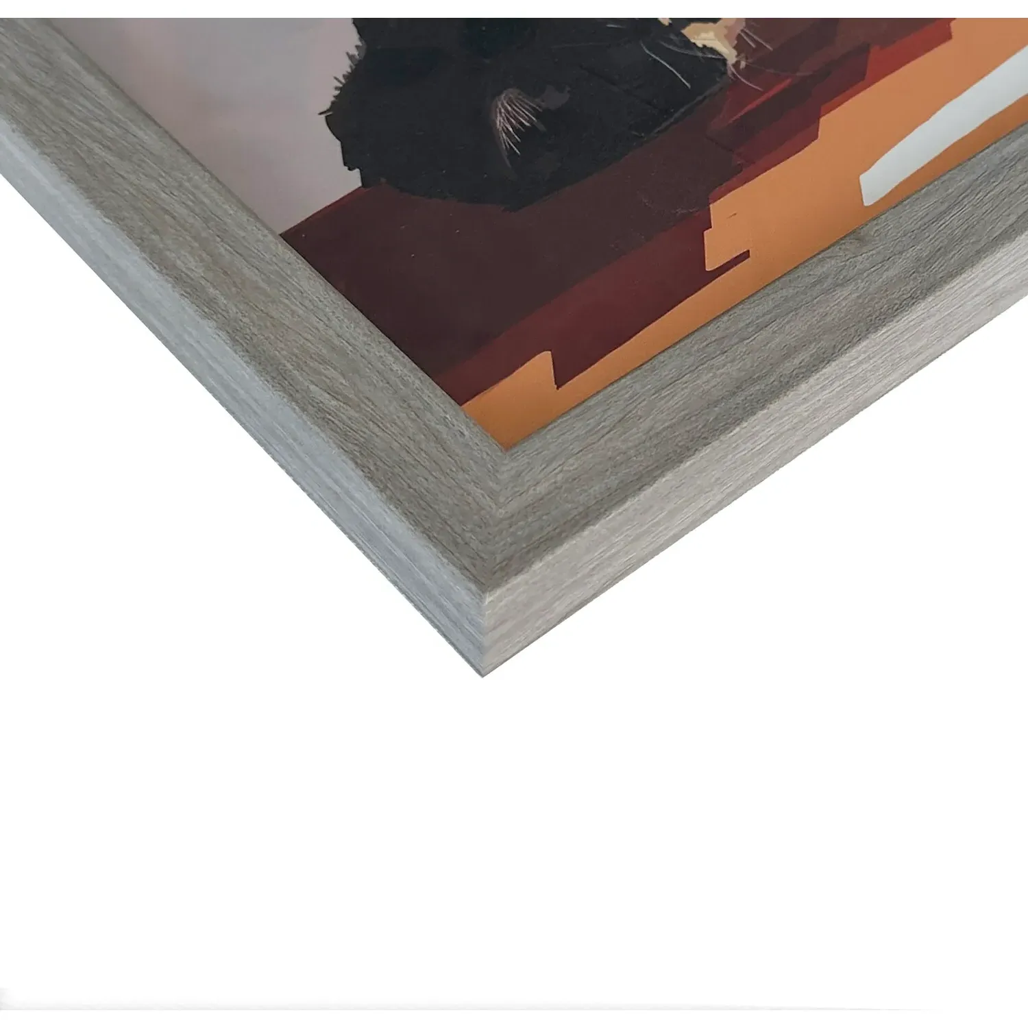 Cosy Kitties Framed Art - Grey