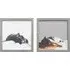 Cosy Kitties Framed Art - Grey