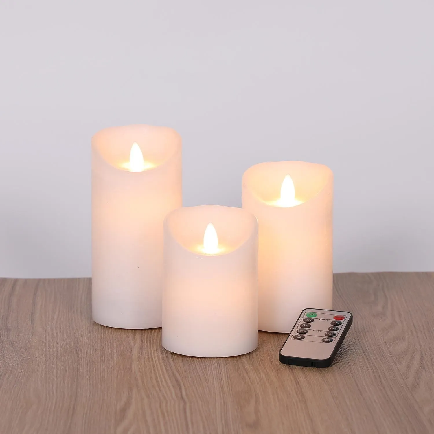 Cotton Fragranced LED Flameless Candles 3 Pack