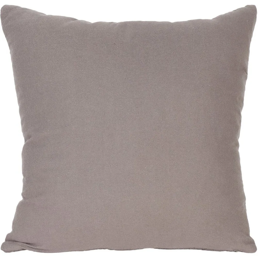 Cotton Waffle Cushion - Charcoal