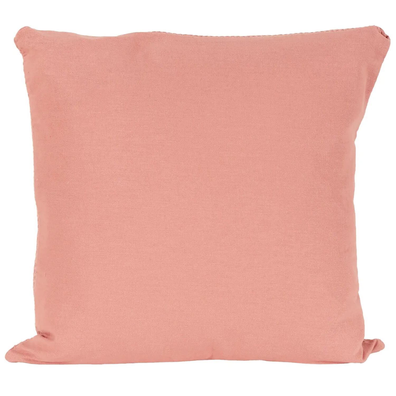 Cotton Waffle Square Cushion - Terracotta