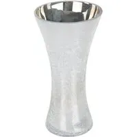 Crackle Vase - Silver