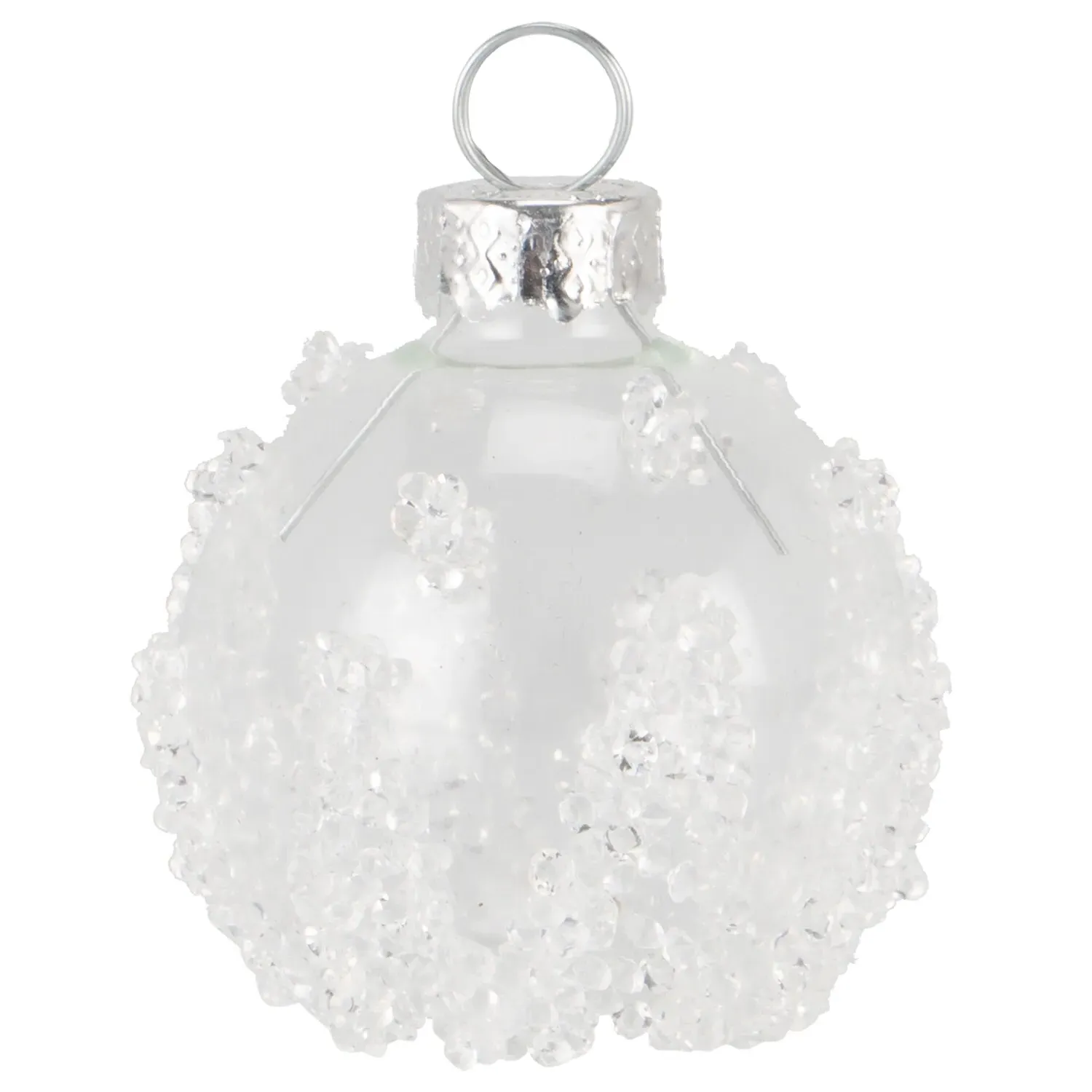 Crystal Effect Glass Place Card Holders 6 Pack - Clear