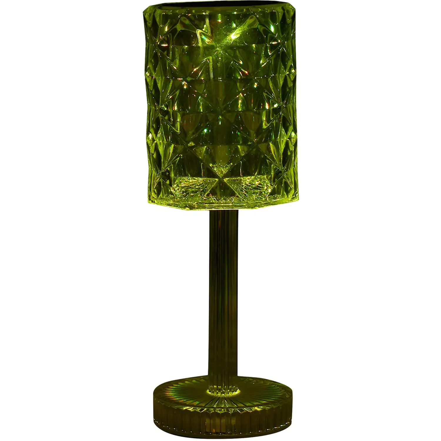 Crystal Effect Rechargeable Touch Lamp