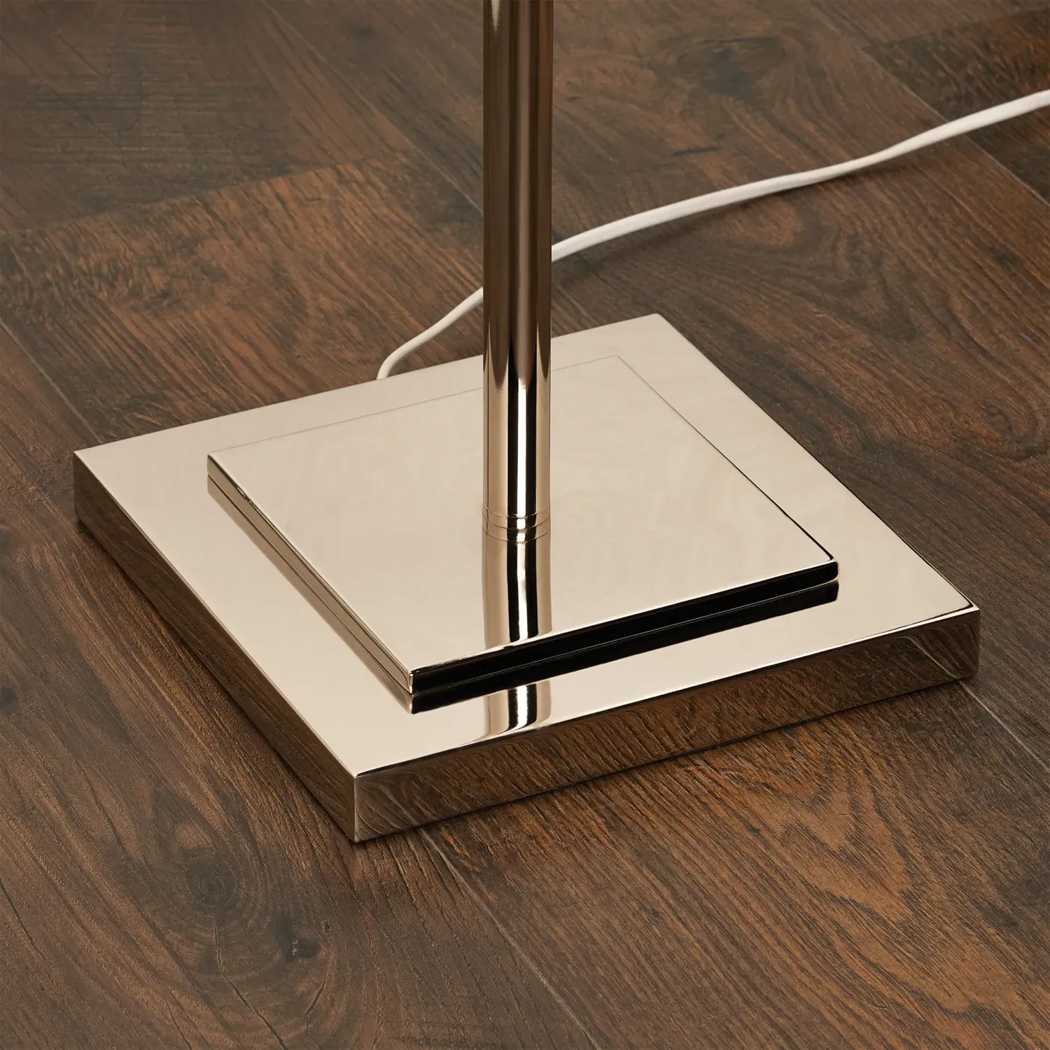 Crystal Leaf Floor Lamp - Silver