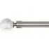 Crystal Reindeer Extendable Curtain Pole - Silver