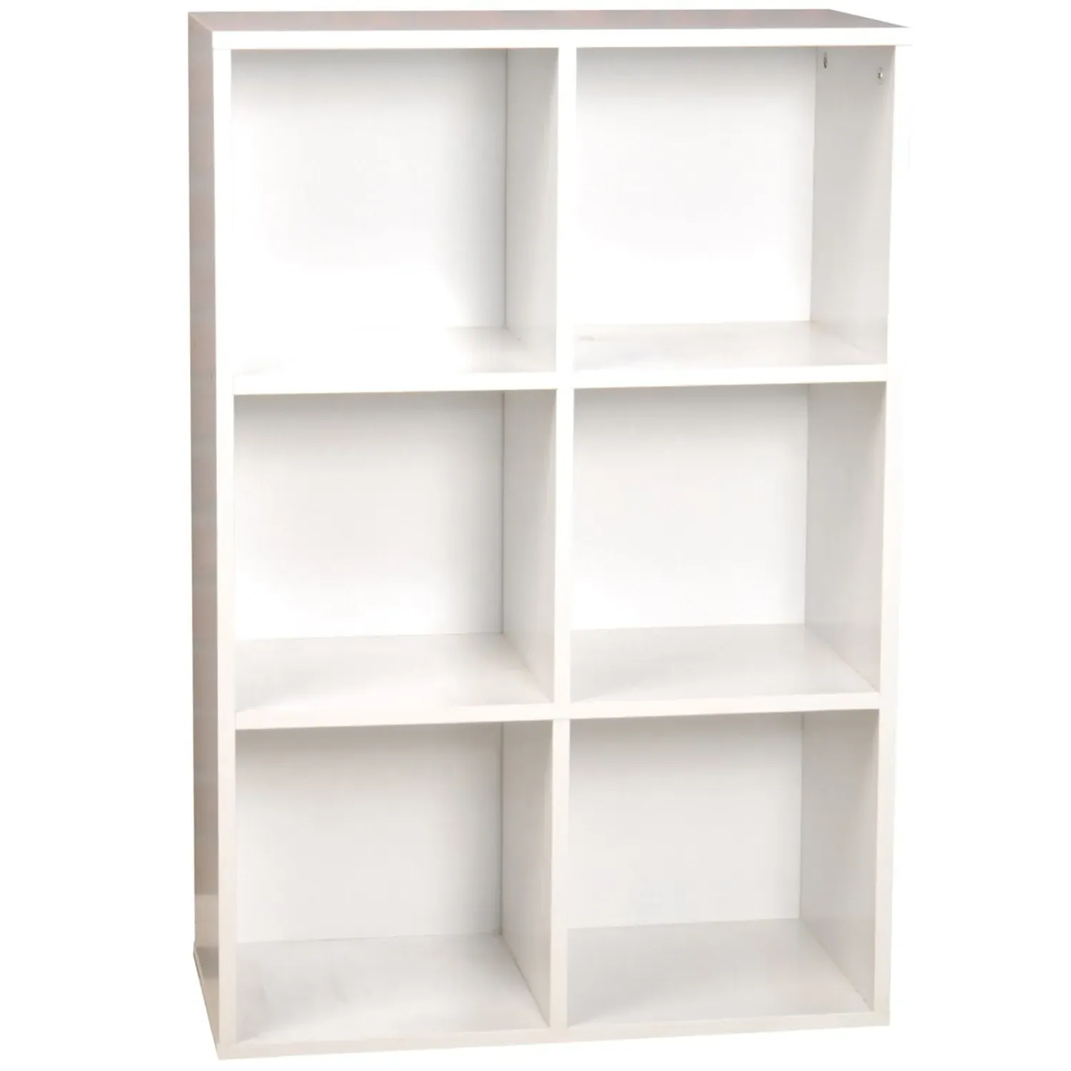 Cuba 6 Compartment Storage Unit - White