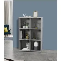 Cuba 6-Hole Storage Unit - Grey