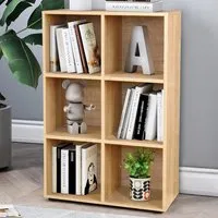 Cuba 6-Hole Storage Unit - Sonoma Oak