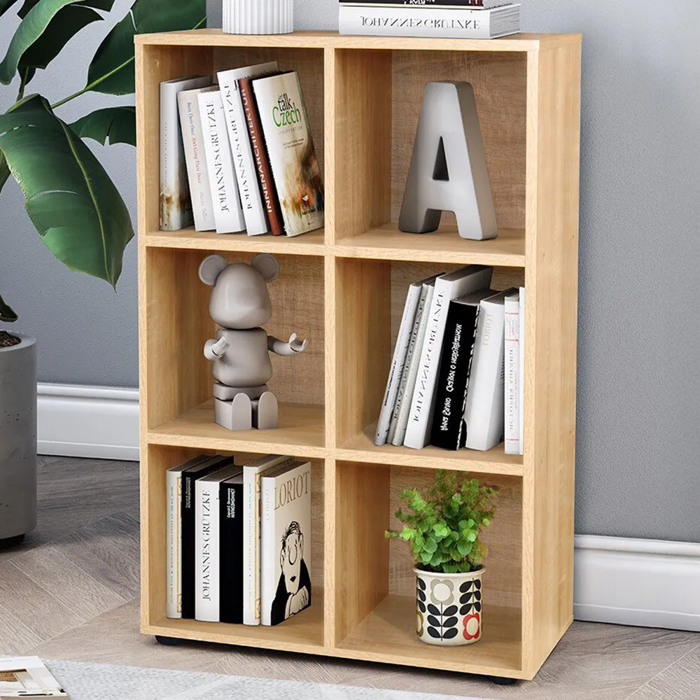 Cuba 6-Hole Storage Unit - Sonoma Oak