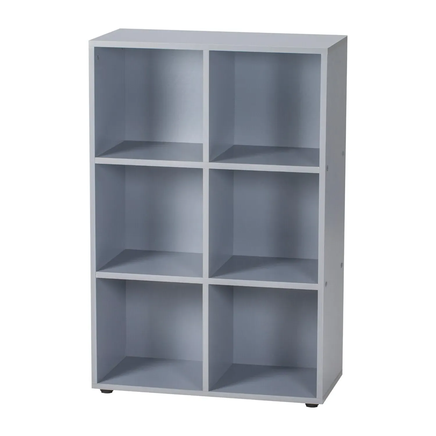 Cuba 6-Hole Storage Unit - White