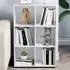 Cuba 6-Hole Storage Unit - White