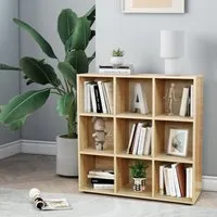 Cuba 9-Hole Storage Unit - Sonoma Oak