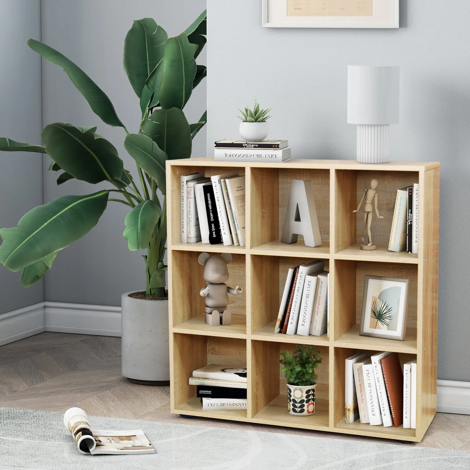 Cuba 9-Hole Storage Unit - Sonoma Oak