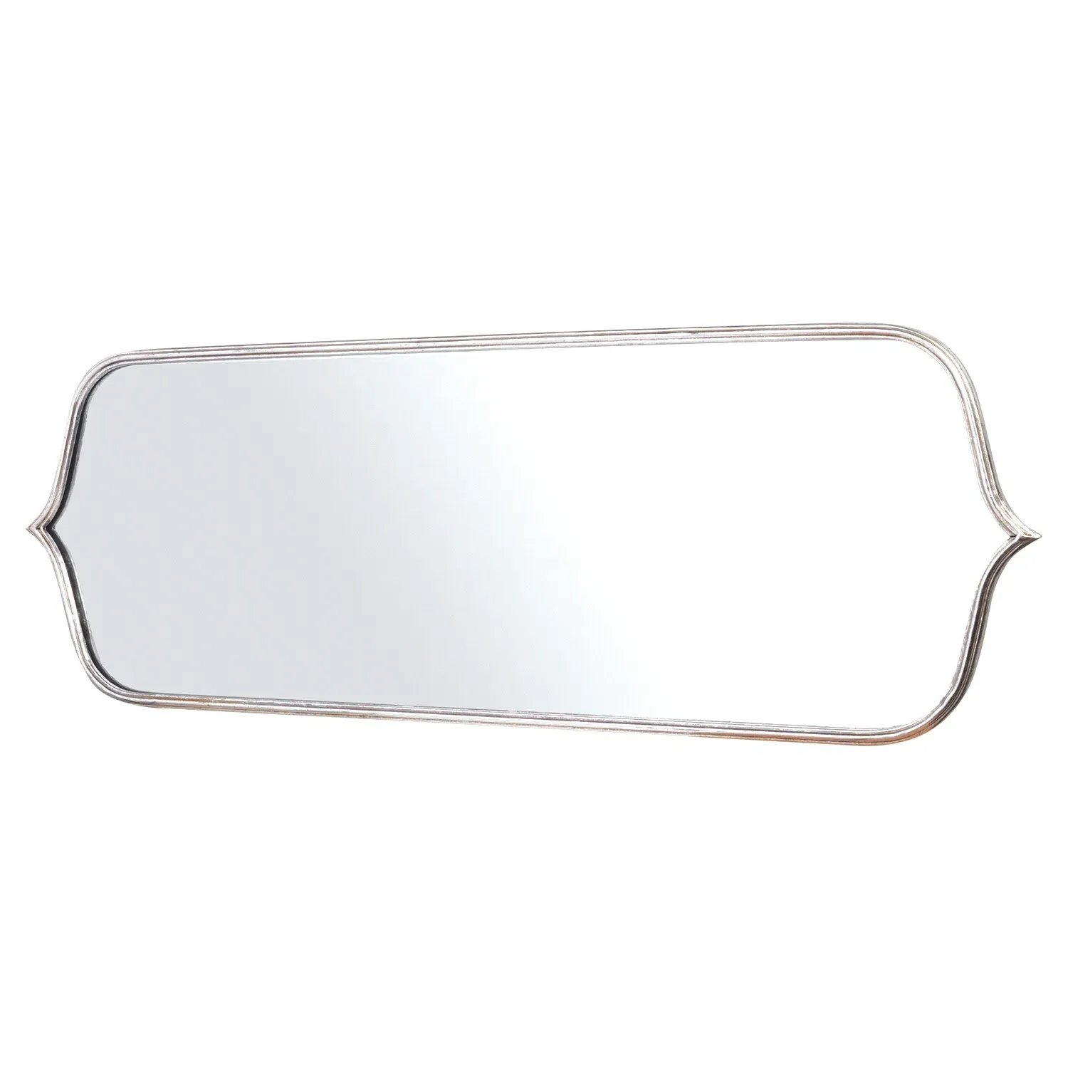 Curved Metal Mirror - Silver