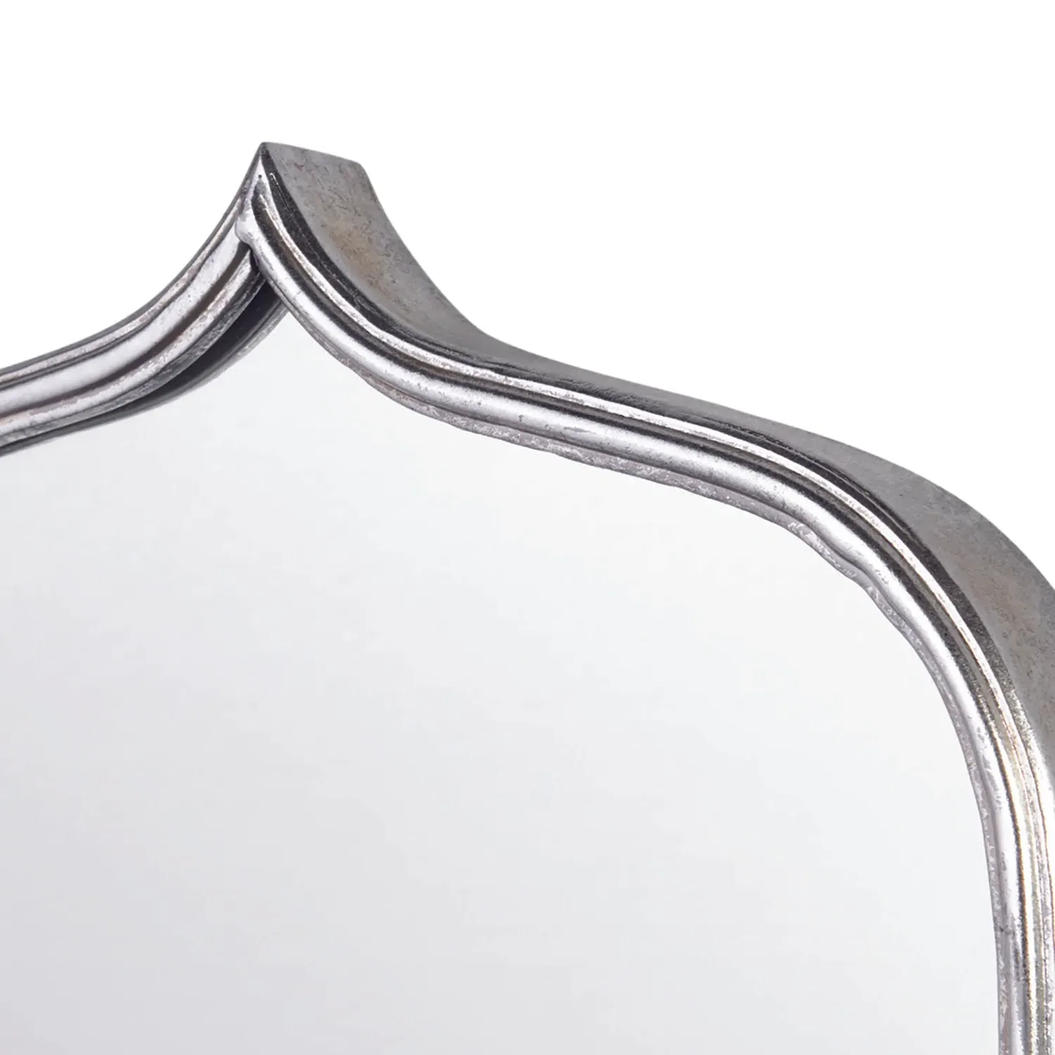 Curved Metal Mirror - Silver