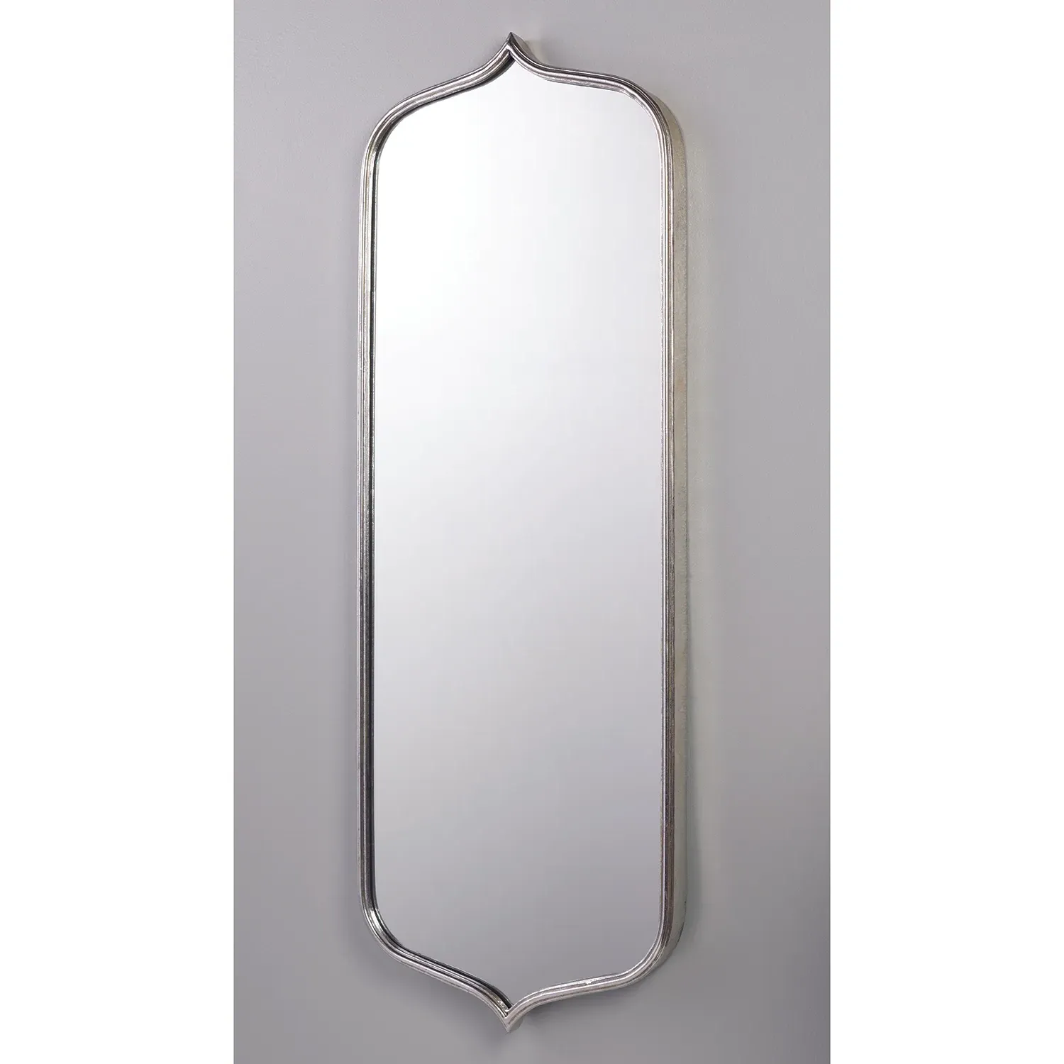 Curved Metal Mirror - Silver