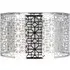 Cut Out Geometric Light Shade - Silver