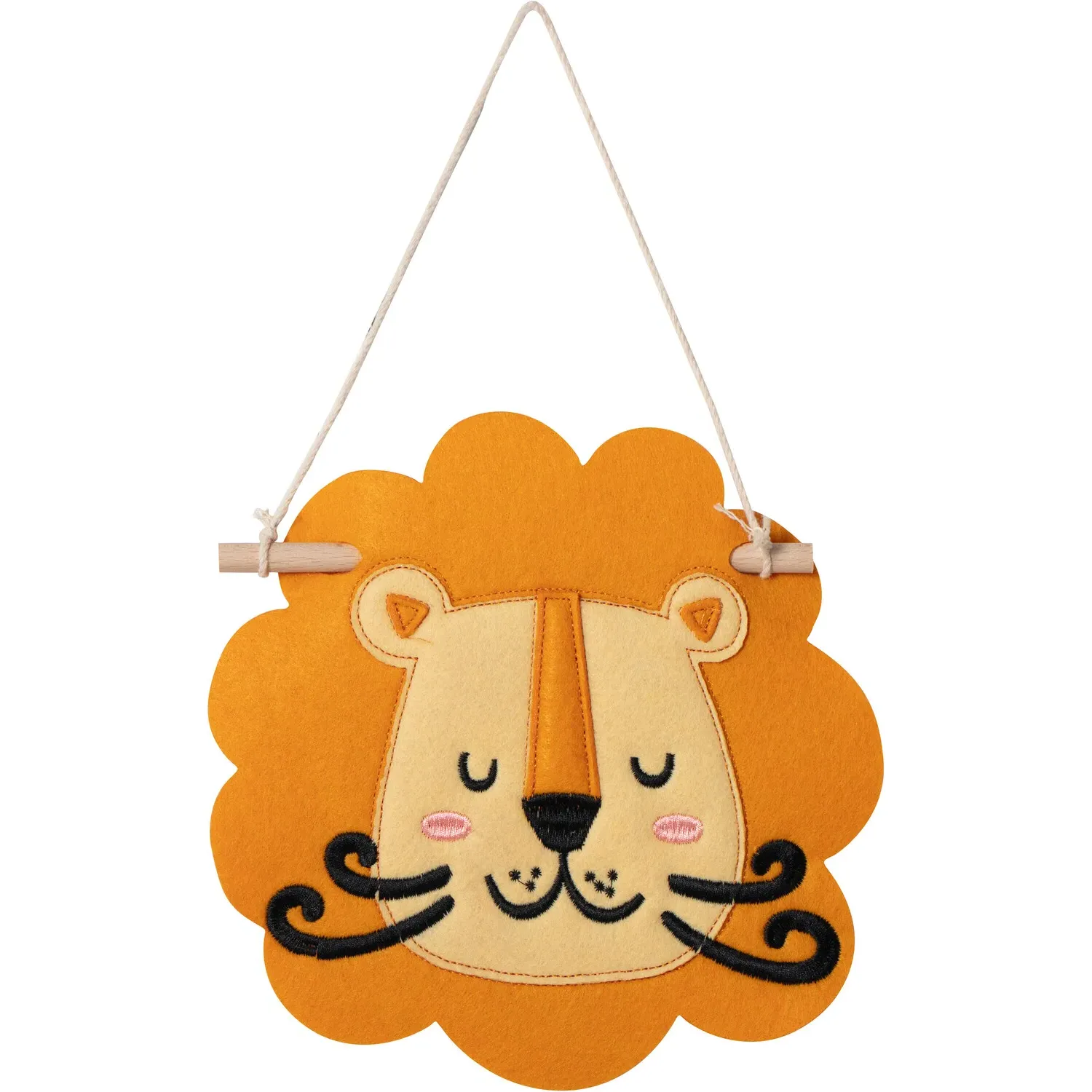 Cute Animal Fabric Wall Hanging