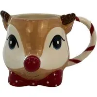 Cute Reindeer Mug - Brown