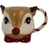 Cute Reindeer Mug - Brown