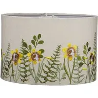Daffodil Embroidered Lamp Shade