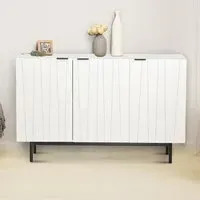 Dakota 3 Door Sideboard - White