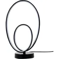 Dakota LED Table Lamp with Ring Design - Glossy
