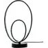 Dakota LED Table Lamp with Ring Design - Glossy