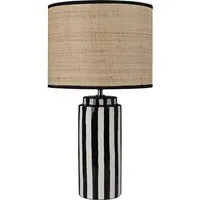 Daleyza Table Lamp - Black, Ceramic