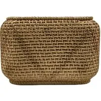 Dalton Rattan Toothbrush Holder - Natural