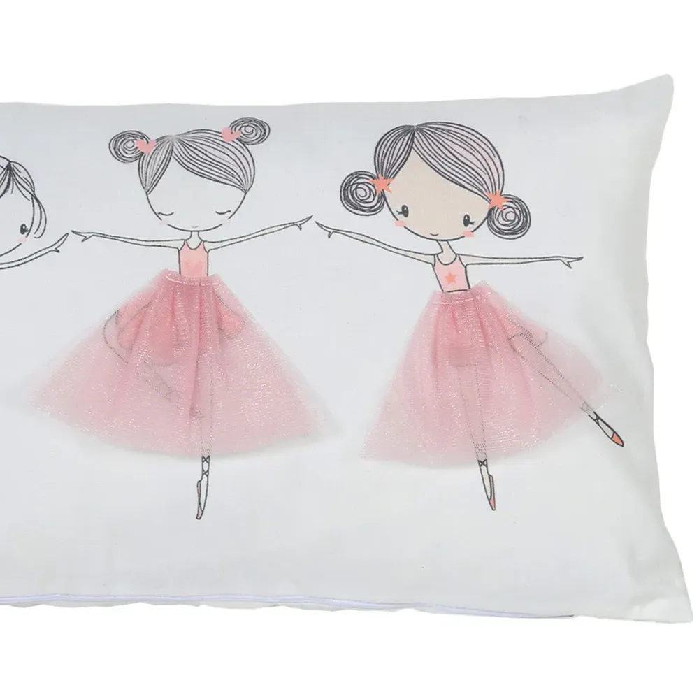Dancing Ballerinas Cushion 30x50cm - Multi