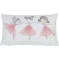 Dancing Ballerinas Cushion 30x50cm - Multi