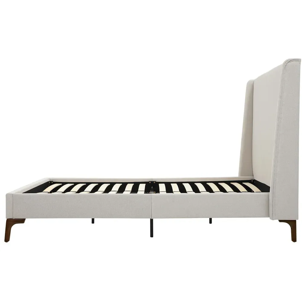 Daphne Double Bed Frame - Stone