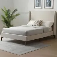 Daphne Double Bed Frame - Stone