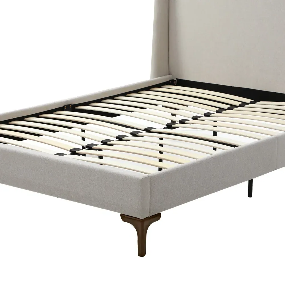 Daphne King Size Bed Frame - Stone