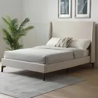 Daphne King Size Bed Frame - Stone
