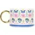 Decal Mug with Metallic Handle - Floral Design
