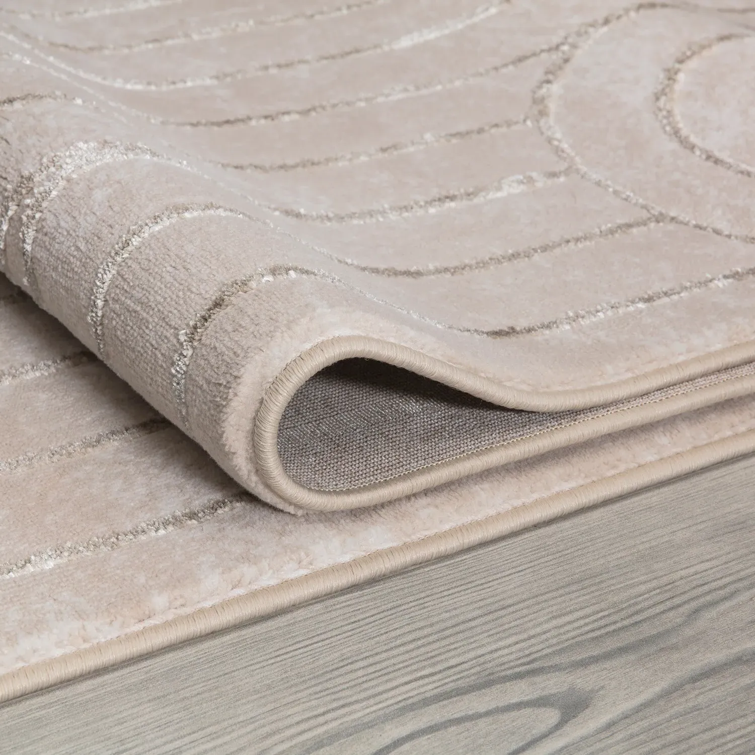 Deco 170cm Arch Rug - Beige